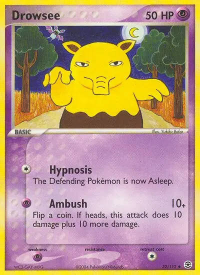 Drowzee, FireRed & LeafGreen 32