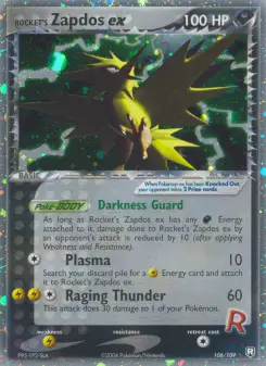 Rocket's Zapdos ex, Team Rocket Returns 106