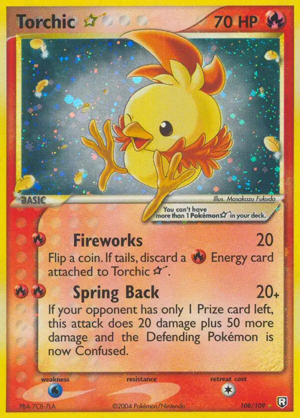 Torchic ☆, Team Rocket Returns 108