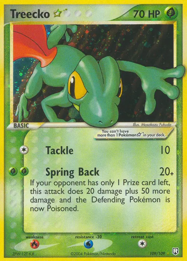 Treecko ☆, Team Rocket Returns 109