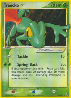 Treecko ☆, Team Rocket Returns 109