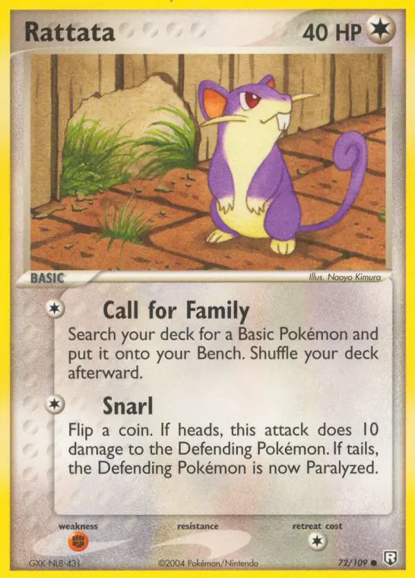 Rattata, Team Rocket Returns 72