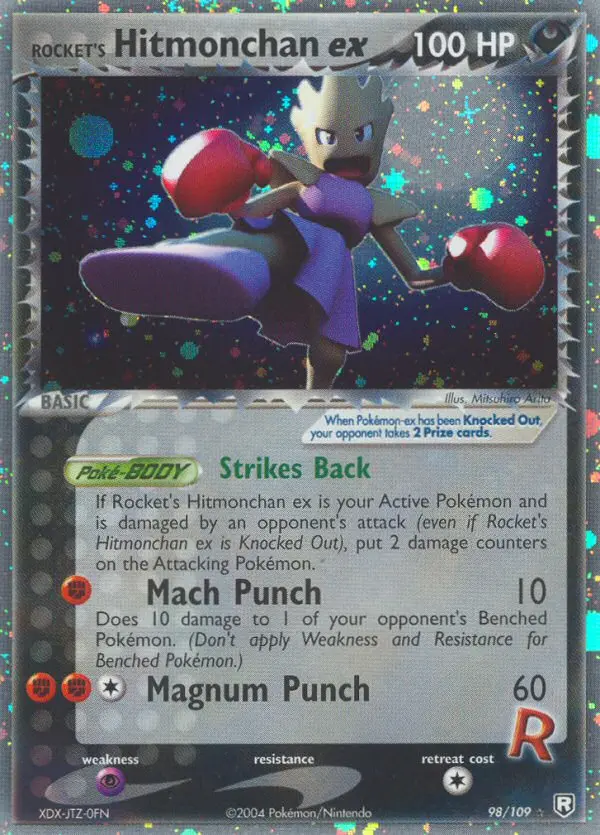 Rocket's Hitmonchan ex, Team Rocket Returns 98