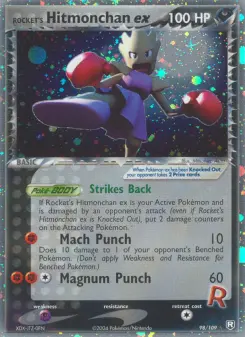 Rocket's Hitmonchan ex, Team Rocket Returns 98