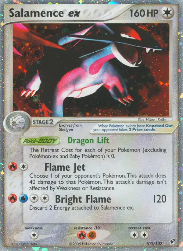 Salamence ex, Deoxys 103