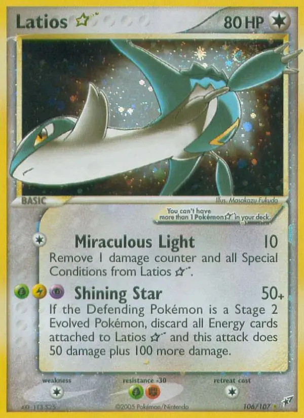 Latios ☆, Deoxys 106