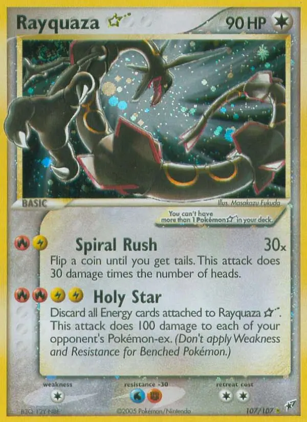 Rayquaza ☆, Deoxys 107