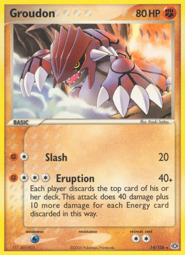 Groudon, Emerald 14
