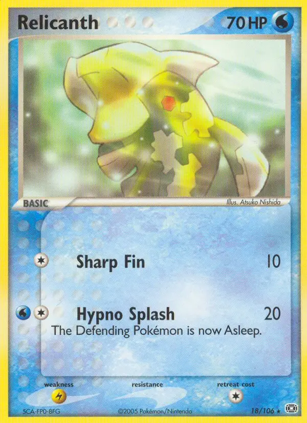 Relicanth, Emerald 18