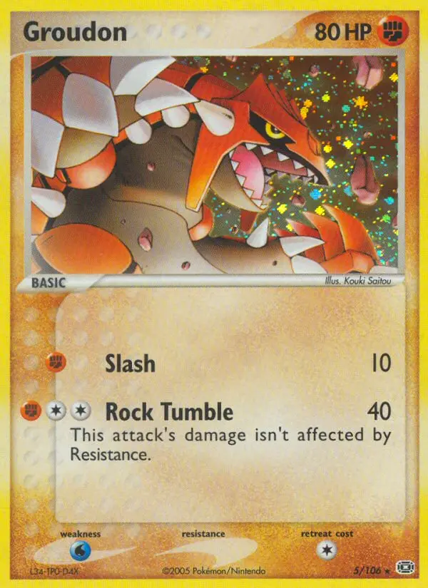 Groudon, Emerald 5
