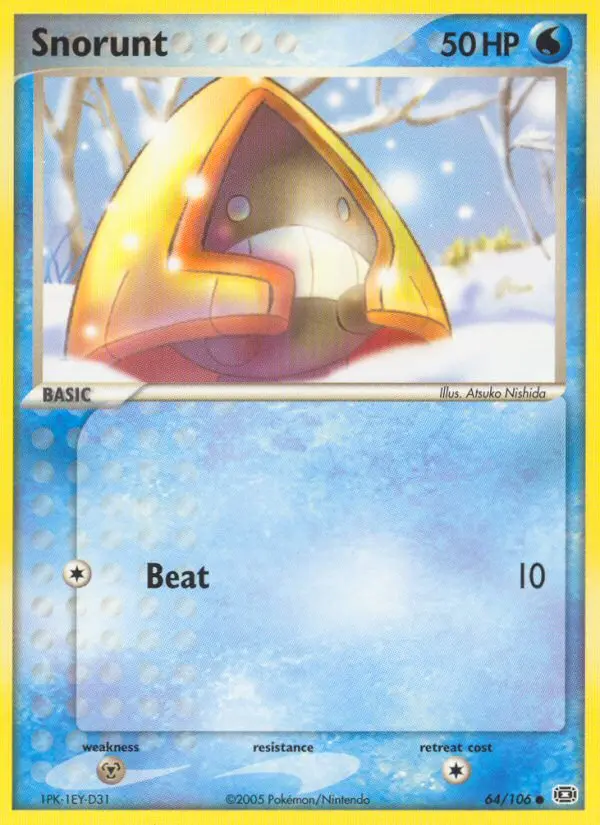 Snorunt, Emerald 64