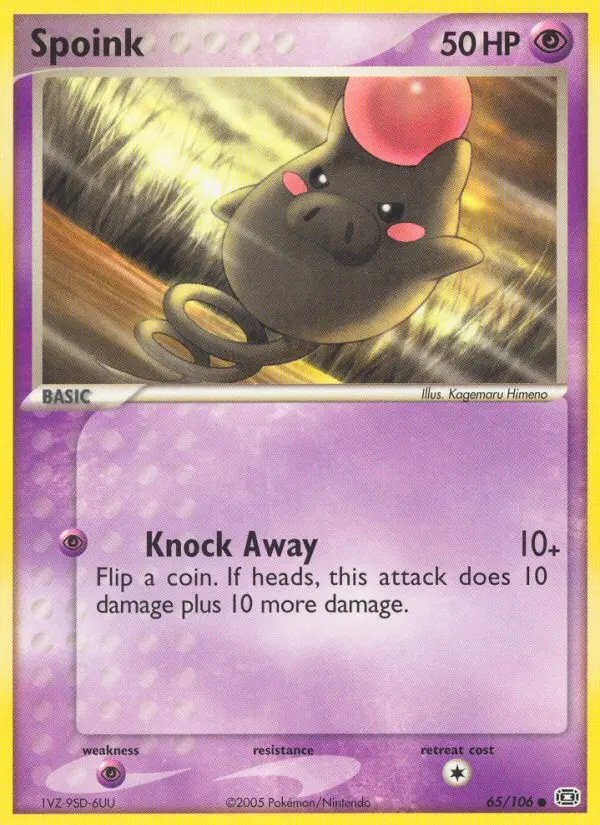 Spoink, Emerald 65