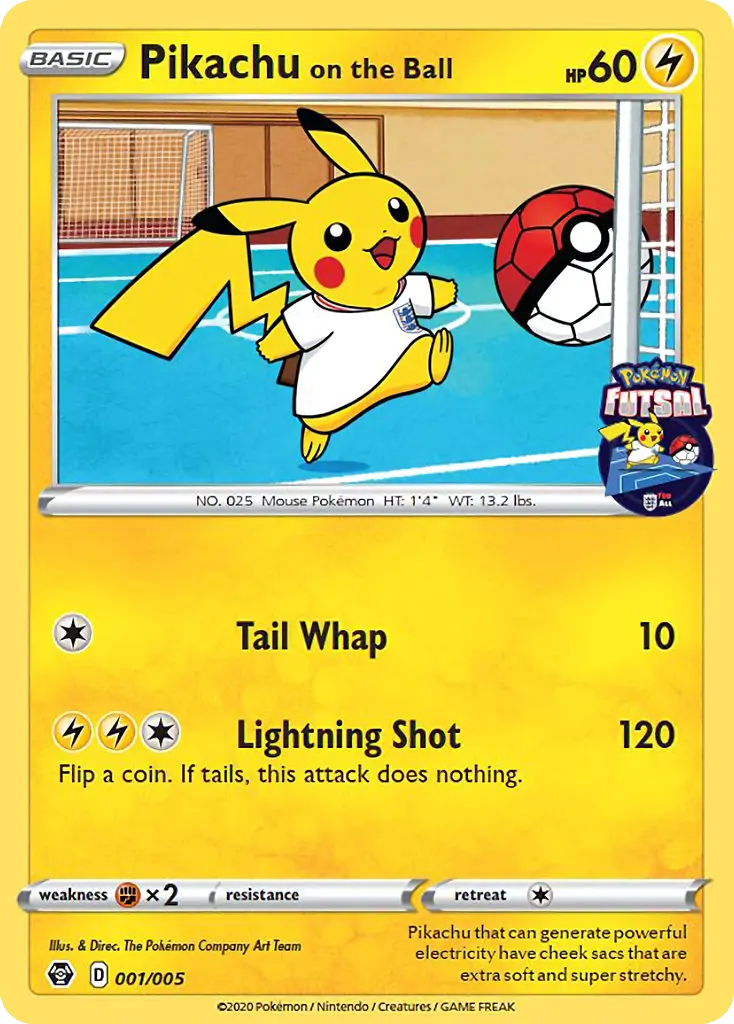 Pikachu on the Ball, Pokémon Futsal 2020 1