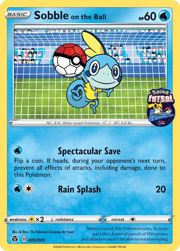 Sobble on the Ball, Pokémon Futsal 2020 5