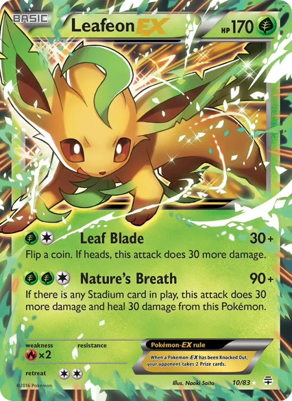 Leafeon EX, Generations 10