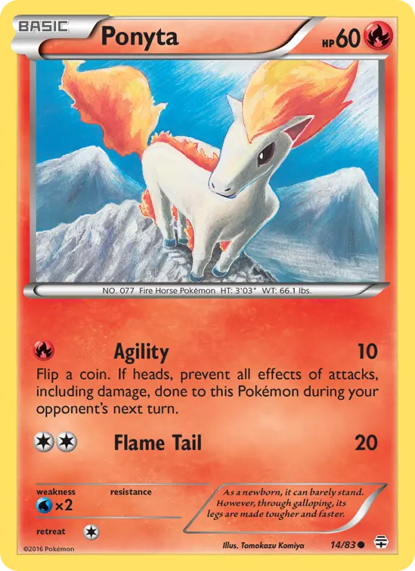 Ponyta, Generations 14