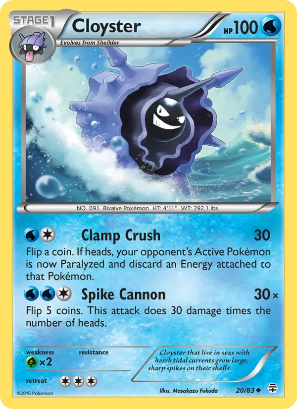 Cloyster, Generations 20