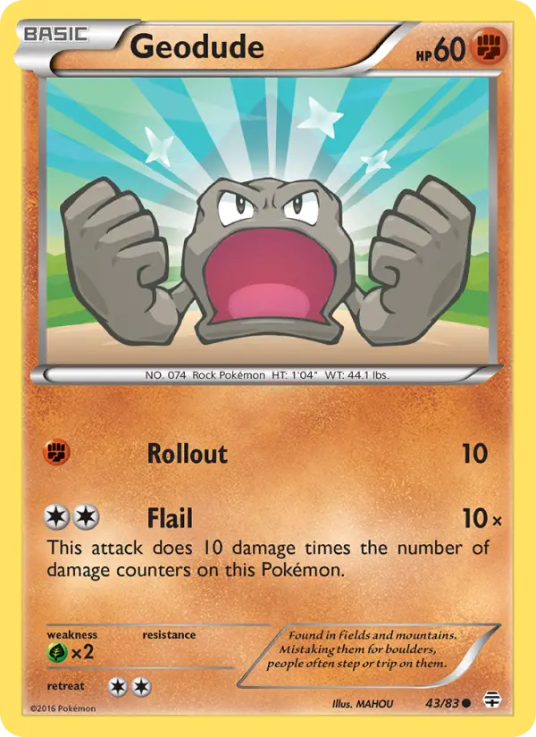 Geodude, Generations 43