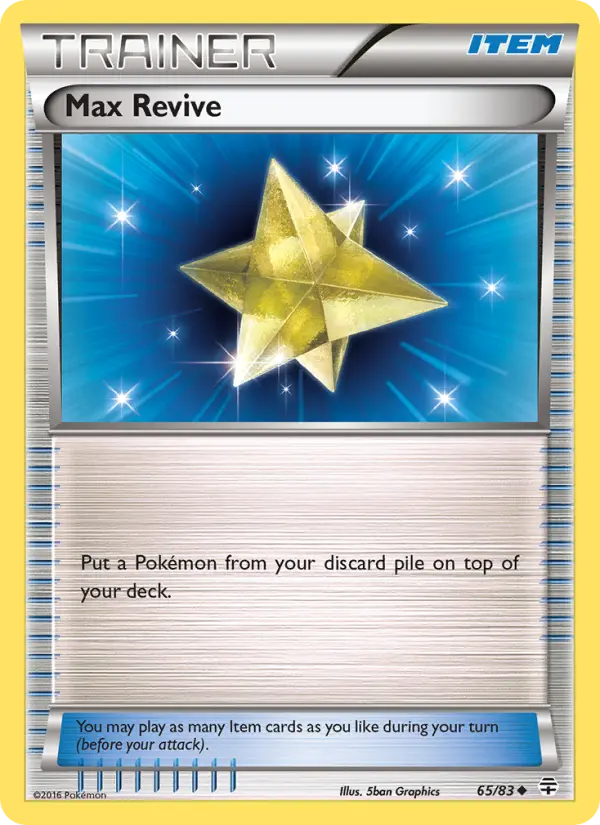 Max Revive, Generations 65