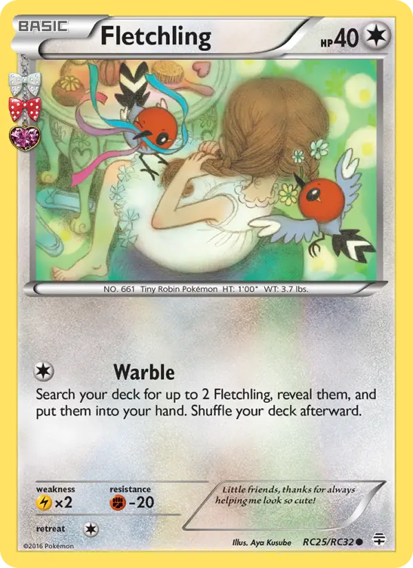 Fletchling, Generations RC25