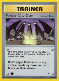 Pewter City Gym, Gym Heroes 115