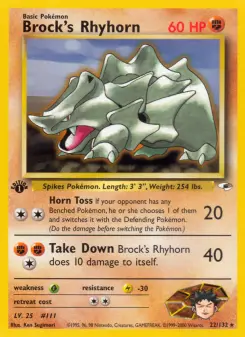 Brock's Rhyhorn, Gym Heroes 22