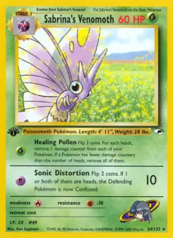 Sabrina's Venomoth, Gym Heroes 34