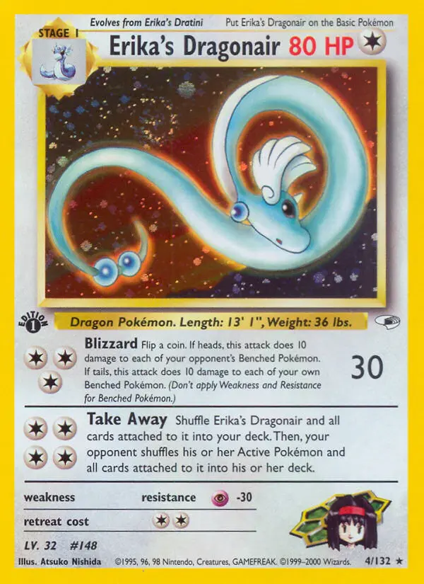 Erika's Dragonair, Gym Heroes 4