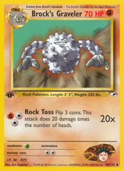 Brock's Graveler, Gym Heroes 40