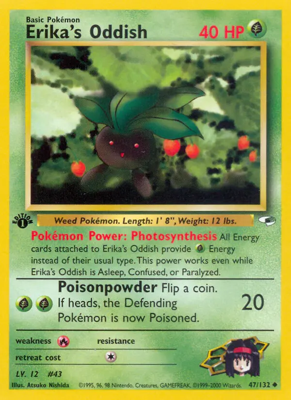 Erika's Oddish, Gym Heroes 47