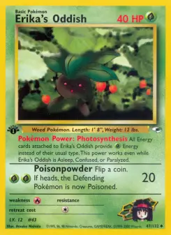 Erika's Oddish, Gym Heroes 47