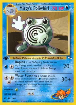 Misty's Poliwhirl, Gym Heroes 53