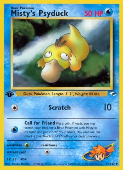 Misty's Psyduck, Gym Heroes 54