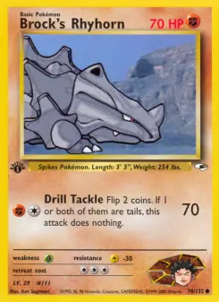 Brock's Rhyhorn, Gym Heroes 70
