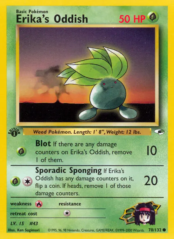 Erika's Oddish, Gym Heroes 78