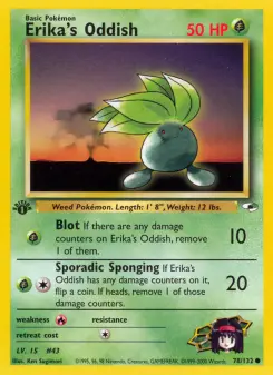 Erika's Oddish, Gym Heroes 78