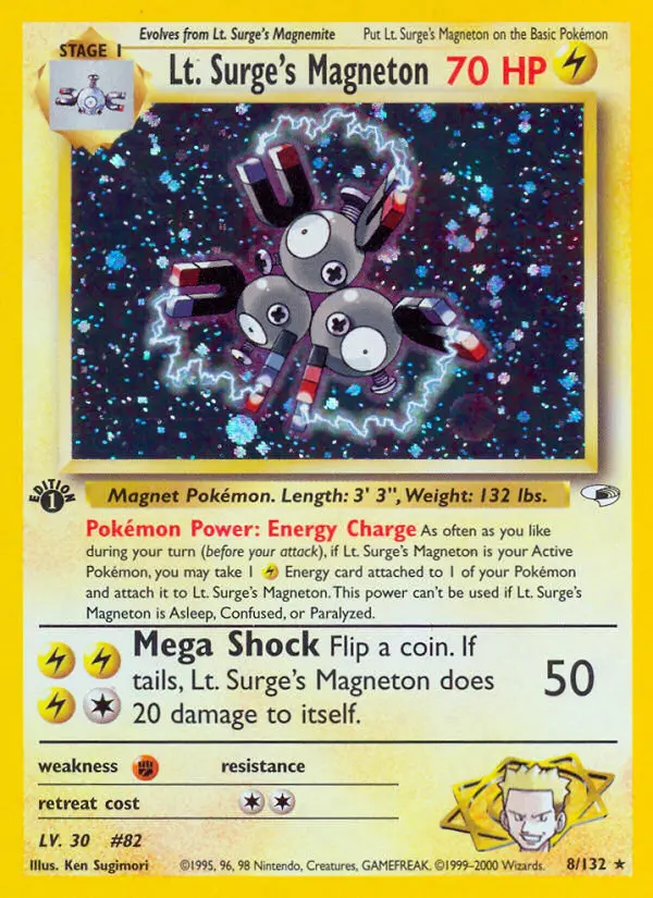 Lt. Surge's Magneton, Gym Heroes 8