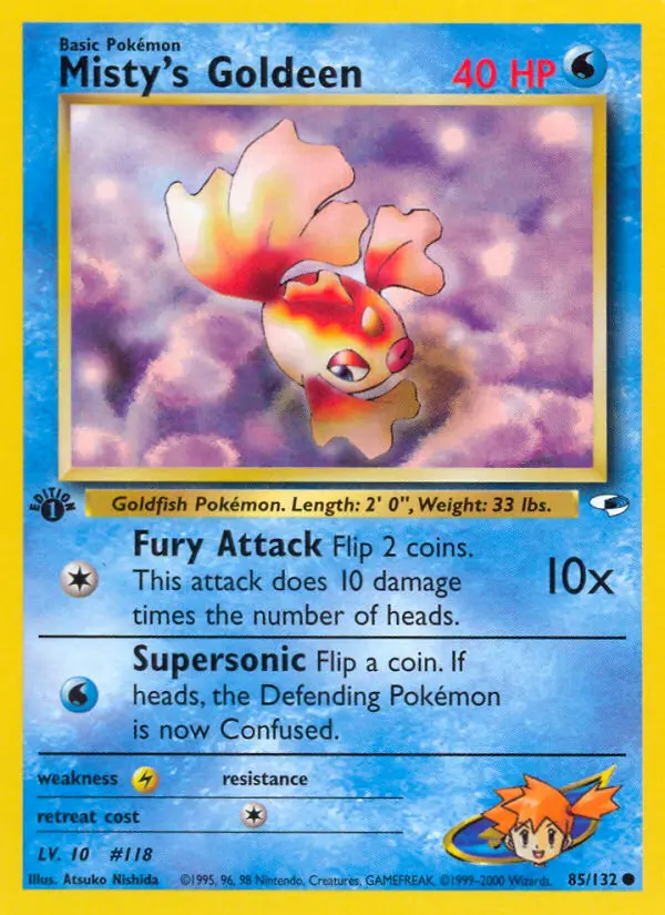 Misty's Goldeen, Gym Heroes 85