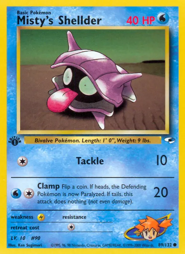 Misty's Shellder, Gym Heroes 89