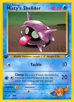 Misty's Shellder, Gym Heroes 89