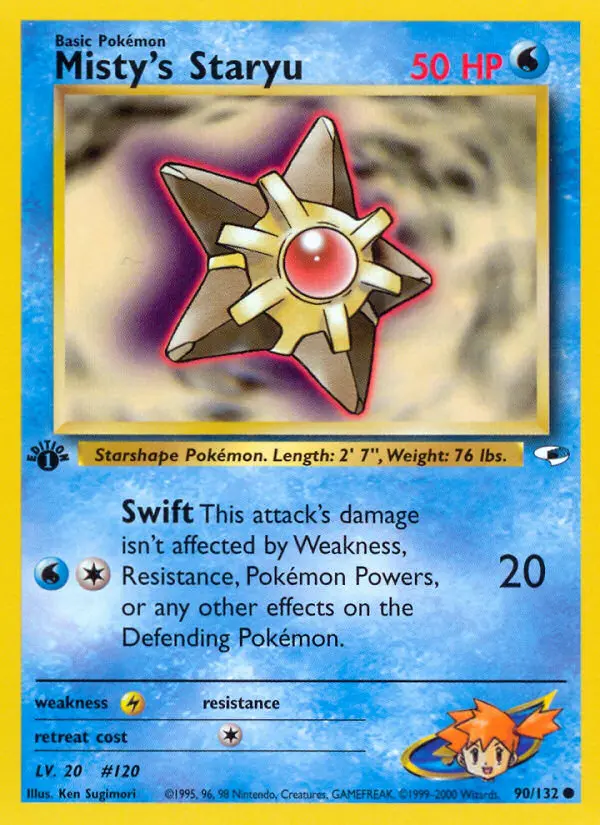 Misty's Staryu, Gym Heroes 90