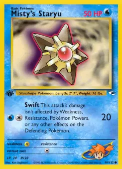 Misty's Staryu, Gym Heroes 90