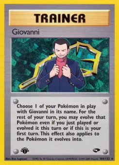 Giovanni, Gym Challenge 104