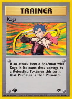Koga, Gym Challenge 106