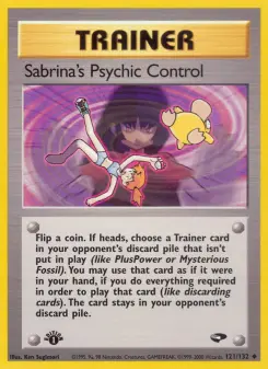 Sabrina's Psychic Control, Gym Challenge 121