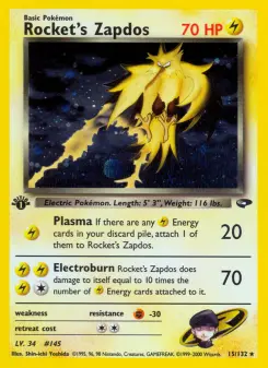 Rocket's Zapdos, Gym Challenge 15