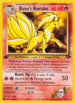Blaine's Ninetales, Gym Challenge 21