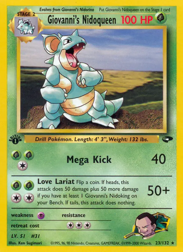 Giovanni's Nidoqueen, Gym Challenge 23