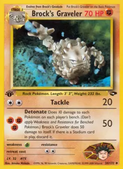 Brock's Graveler, Gym Challenge 34