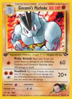 Giovanni's Machoke, Gym Challenge 42